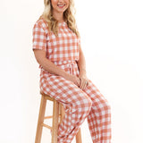 Slate Gingham | Mommy Pajamas