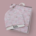 Ducks and Daisies Dream Swaddle & Beanie Set! | Milk & Baby