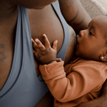 AXK CORE Cross Body Nursing Bra | Blue | Milk & Baby