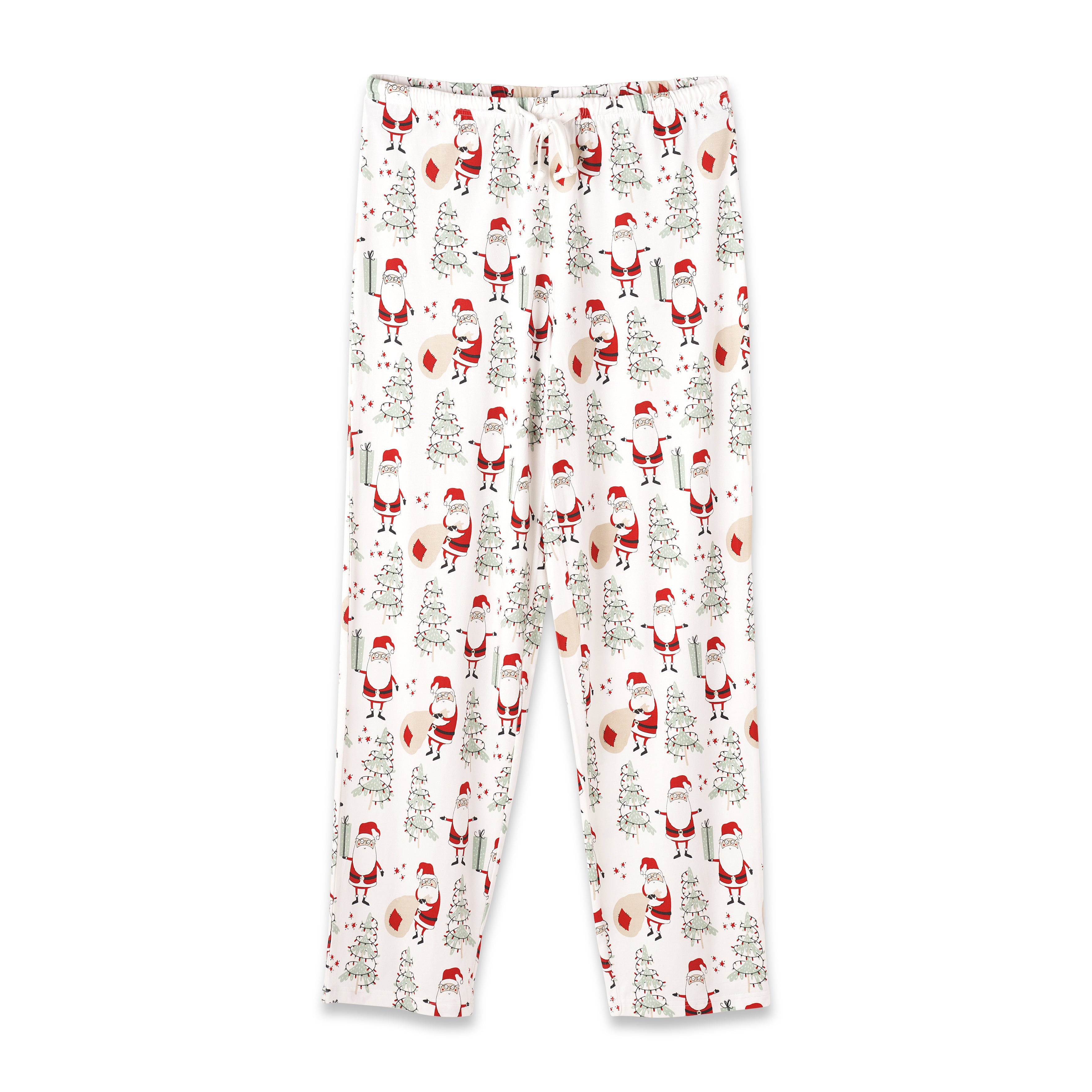 Christmas Santa Bamboo Family Matching Pajama's | Wrap the whole family in festive comfort with our ultra-soft bamboo Christmas matching pajamas featuring our cheerful Santa print! Crafted from a breathable, hypoallergenic bamboo-spandex blend that's gent