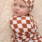 Copper Checkers Dream Swaddle Set | Milk & Baby