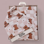 Cozy Bear Dream Swaddle & Beanie | Milk & Baby