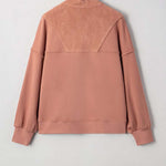 Mabel Half Zipper Baggy Sweatshirt | Milk & Baby