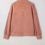 Mabel Half Zipper Baggy Sweatshirt | Milk & Baby