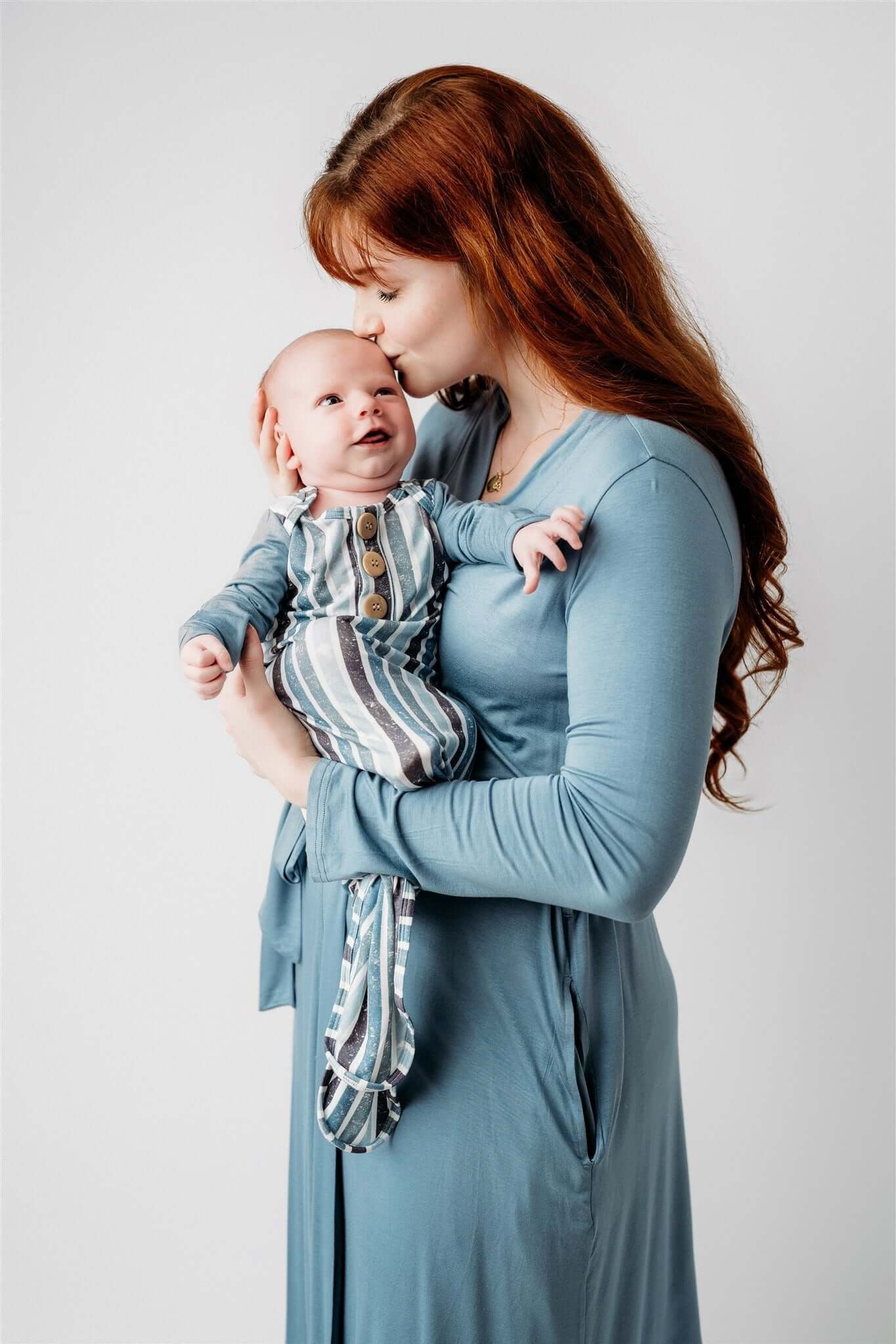 Hendrix Knot Gown & Hat | Milk & Baby