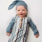 Hendrix Knot Gown & Hat | Milk & Baby