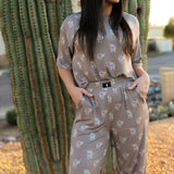 Highland | Women's Boxy Tee Lounge Set | A staff favorite! This ultra-comfy set is perfect for sleep or lounging around the house. It features a relaxed boxy tee and wide-leg pants for easy, breezy comfort. Be sure to match your mini in our baby and toddl