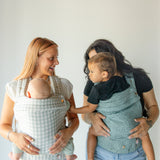 Monroe x Coco Bloom | Neutral Cotton Baby Carrier (7–35 lbs)