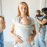 Monroe x Coco Gingham | Cotton Baby Carrier (7-35 lbs) | Milk & Baby