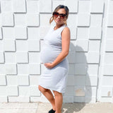 Little Breastfeeding Dress | Heather Gray