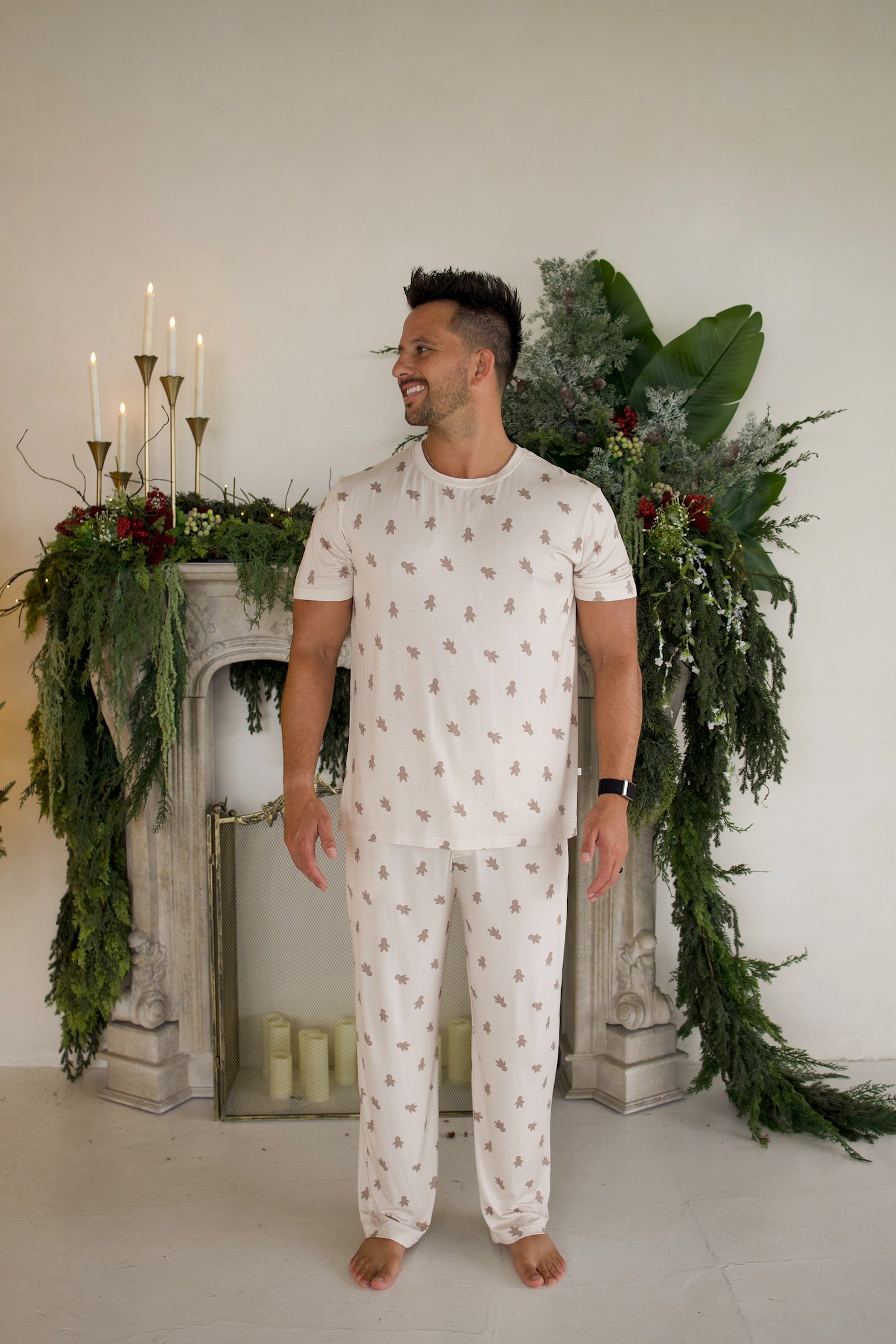 Gingersnap | Men's Short Sleeve Pajamas