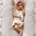 Luna + Luca Pointelle Summer Set - Cream | Milk & Baby
