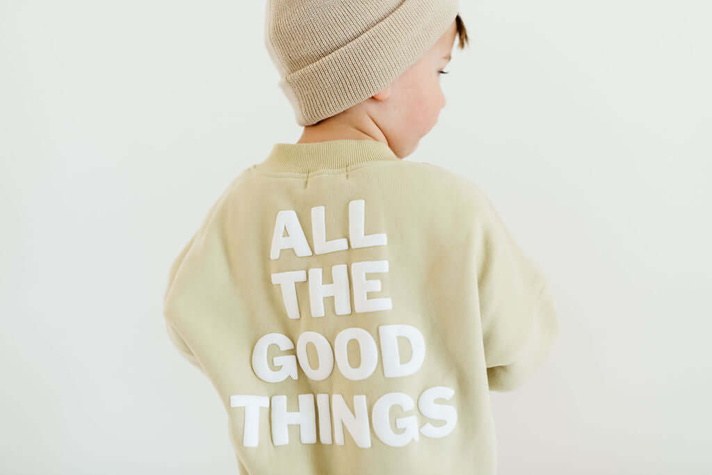 All the Good Things | Child Sweat Set | Milk & Baby