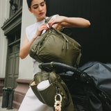 Caraa Baby Bag Large in Olive Nylon