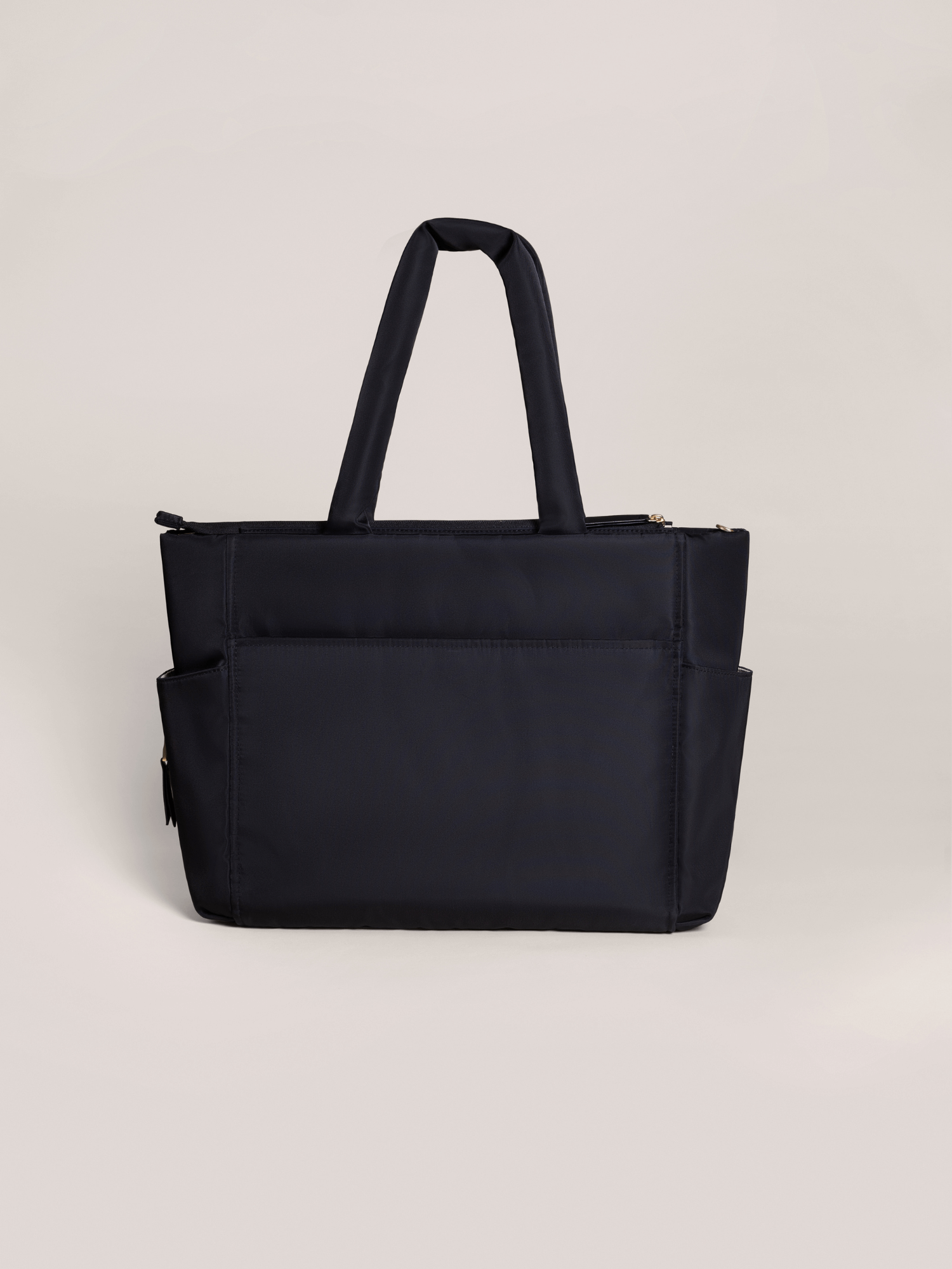 Utility-Strap Tote Diaper Bag - Black | Milk & Baby