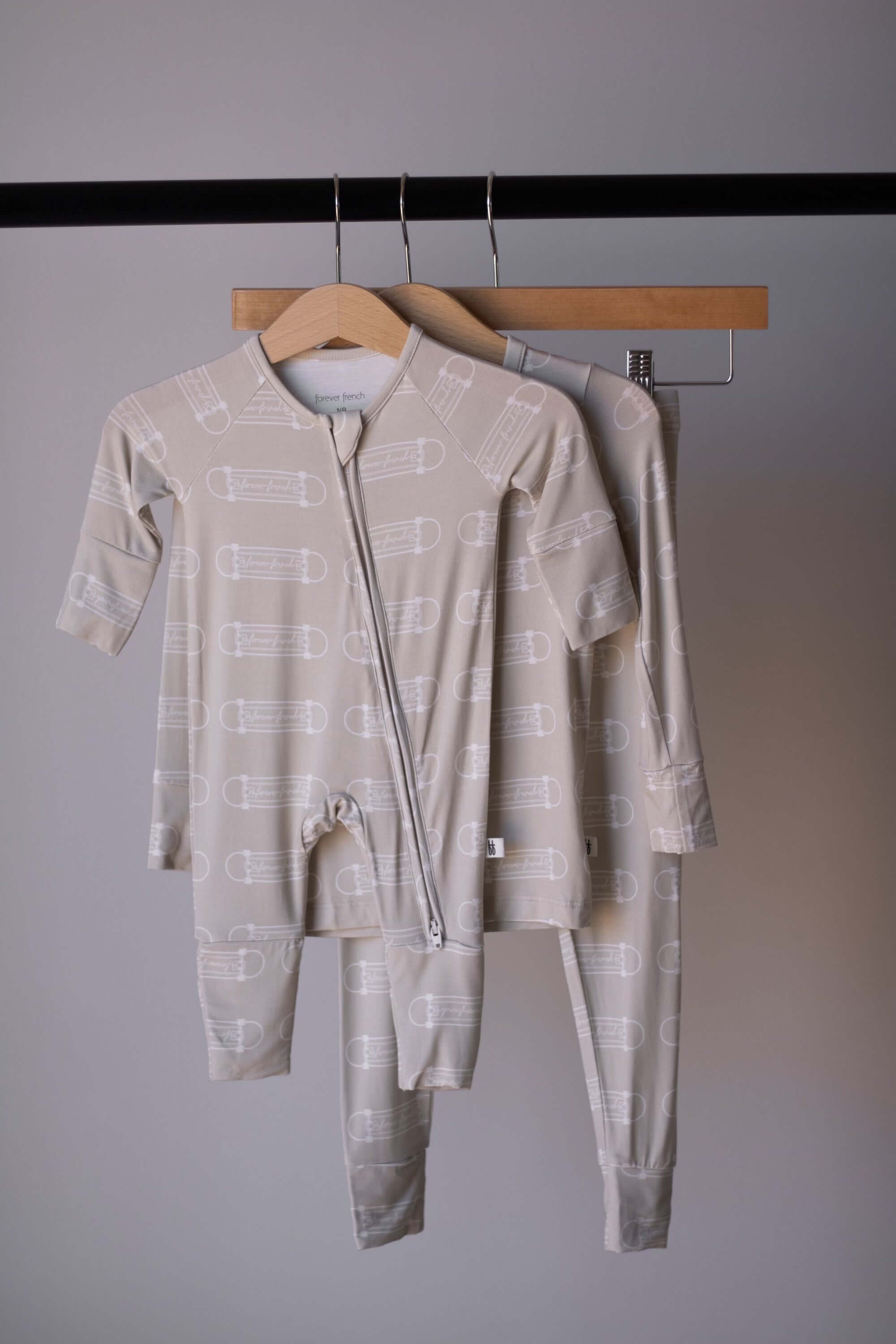 Bamboo Zip Pajamas | Sk8er Boy | Milk & Baby