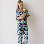 Charli Print | Bamboo Knotted Gown | Milk & Baby