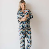 Charli Print | Bamboo Knotted Gown | Milk & Baby