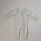 Dainty Vines | Bamboo Zip Pajamas | Made of the softest premium bamboo. Durable and well designed your little ones can sleep and play in these cozy pajamas. All sizes have rollover cuffs on the hands and all of the one piece sizes have cuffs on the feet g