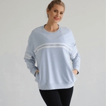 Celine Slouchy Nursing Pullover | Morning Haze | Milk & Baby
