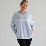 Celine Slouchy Nursing Pullover | Morning Haze | Milk & Baby