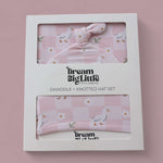 Ducks and Daisies Dream Swaddle & Beanie Set! | Milk & Baby