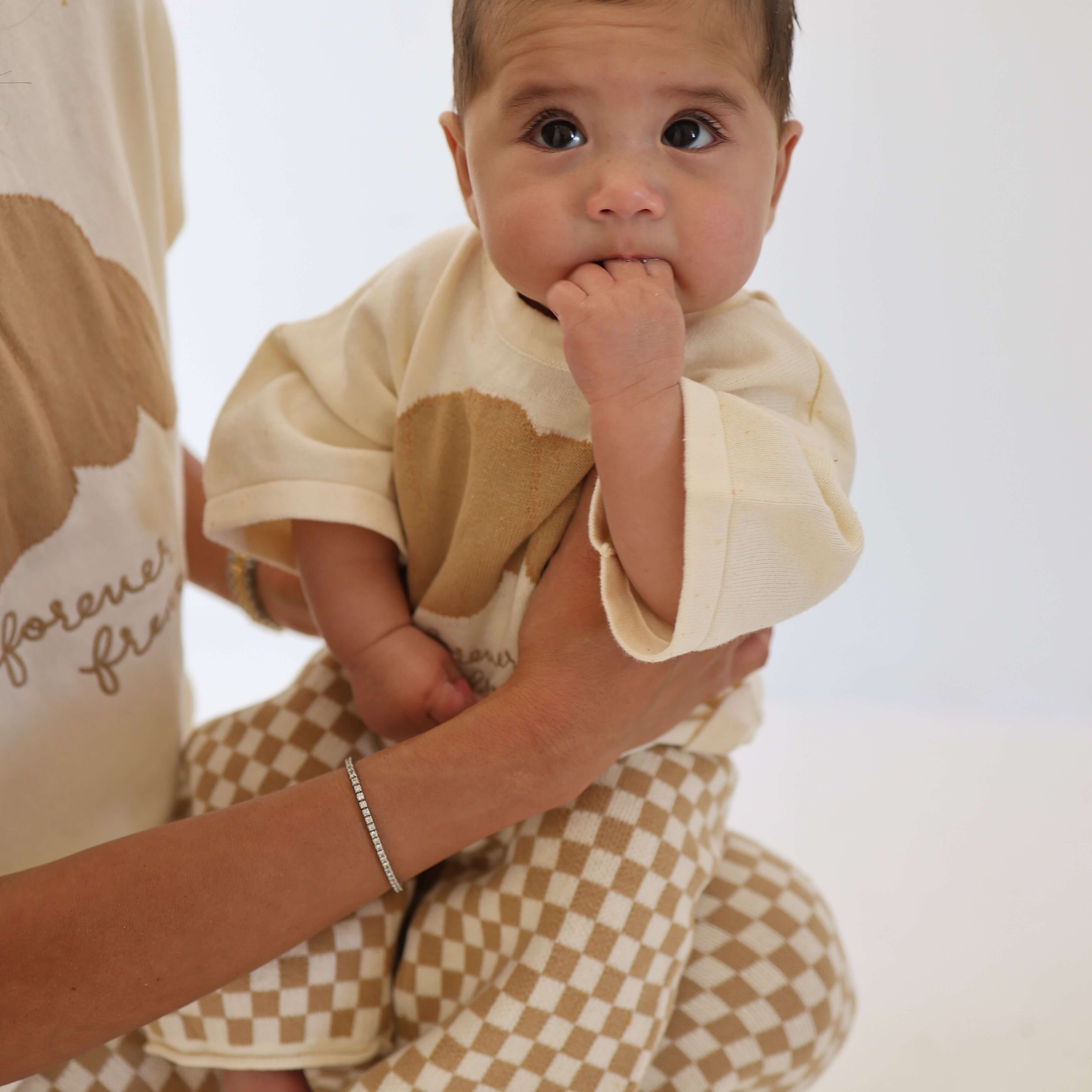 Croissants | Knit Pant Set | Milk & Baby