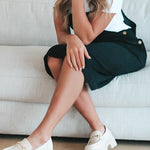 Patty Overall Dress in Black | Milk & Baby