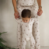 Gingersnap | Bamboo Zip Pajamas
