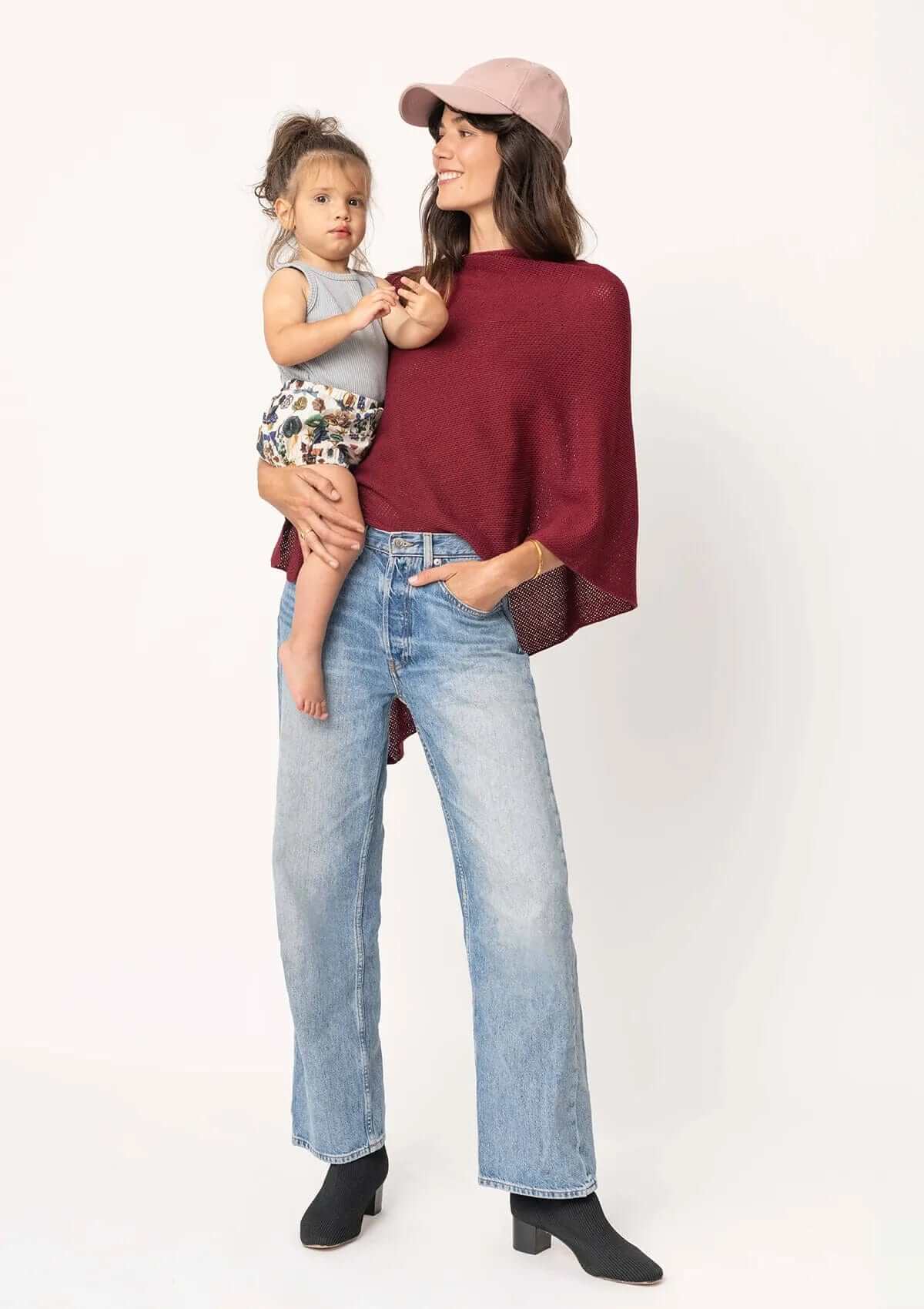 Burgundy Cocoon | Milk & Baby