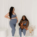 The Baby Mama Full Support Nursing Bra | Baby Blues | Milk & Baby