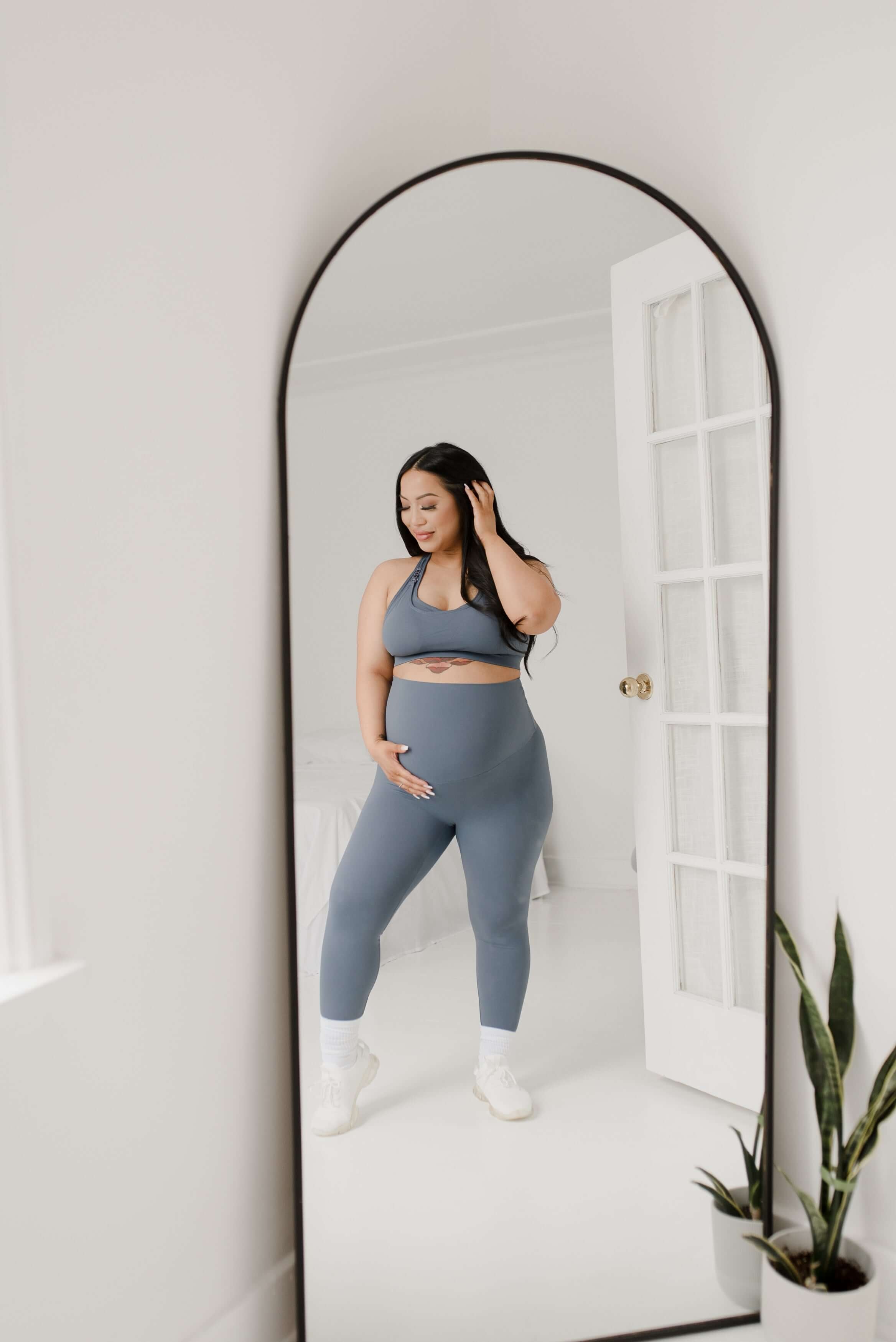 The Baby Mama Legging | Baby Blues | Milk & Baby