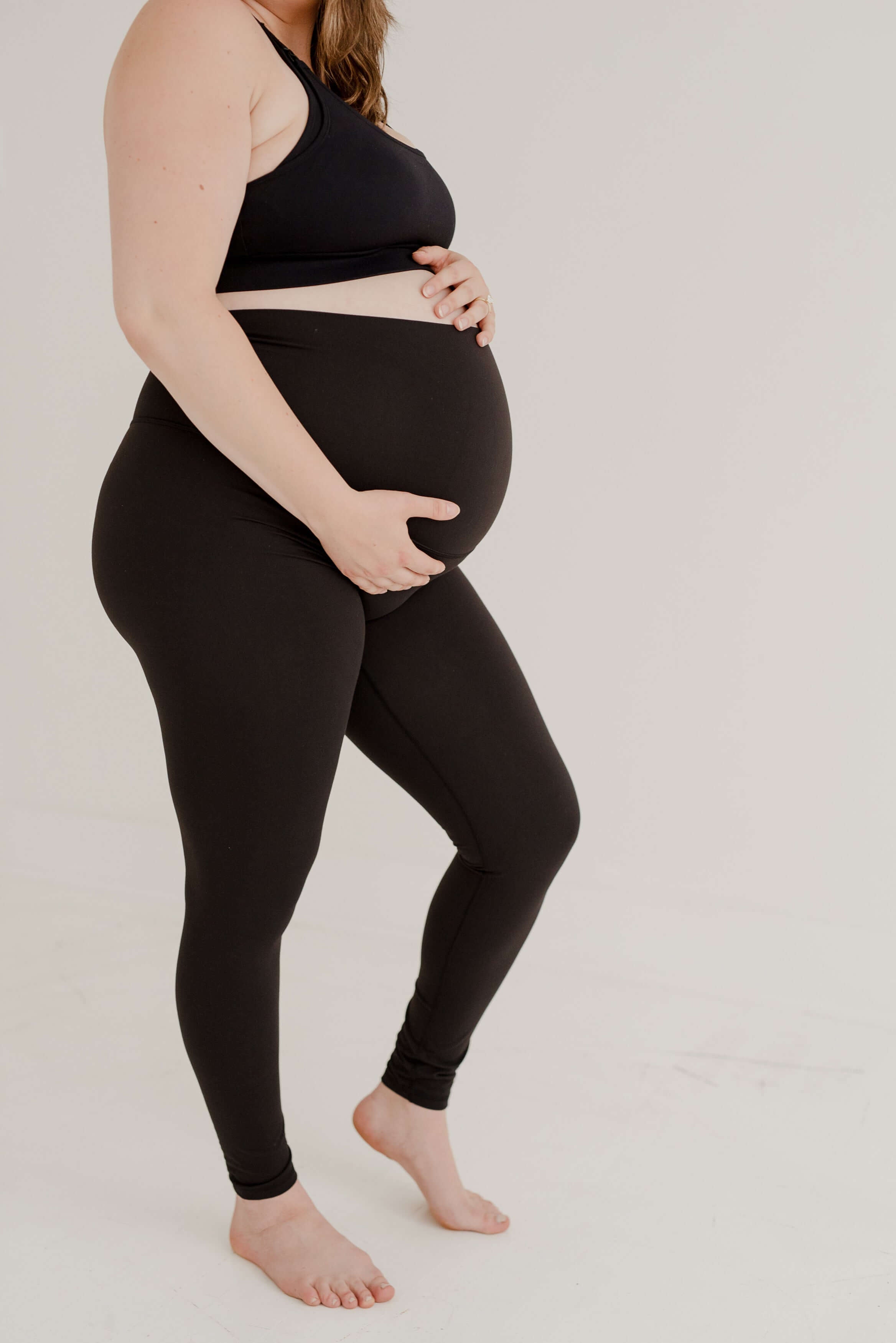 The Baby Mama Legging (NON SCRUNCH) | Braxton Hicks | Milk & Baby