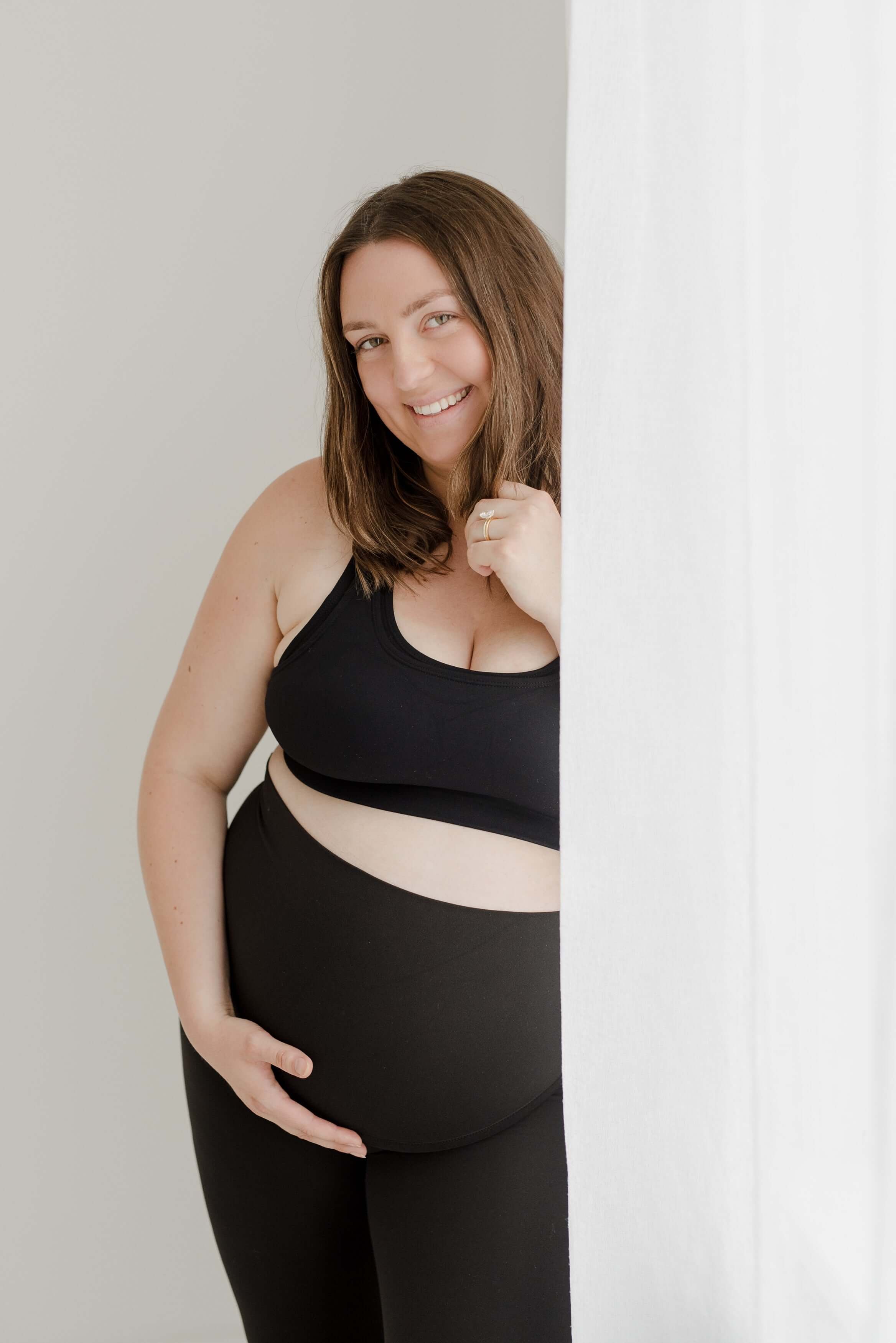 The Baby Mama Legging (NON SCRUNCH) | Braxton Hicks | Milk & Baby