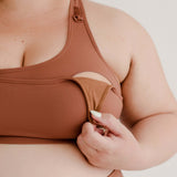 The Baby Mama Full Support Nursing Bra | Bare Down | Milk & Baby