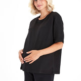 Anytime Anywhere Side Zip Maternity/Nursing T-Shirt | Milk & Baby