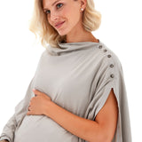 4in1 Supreme Cotton Cape as Maternity/Nursing Shawl