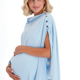 4in1 Supreme Cotton Cape as Maternity/Nursing Shawl