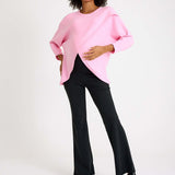 Let Loose Crossover Long Sleeve Maternity/Nursing Knit Top | Milk & Baby