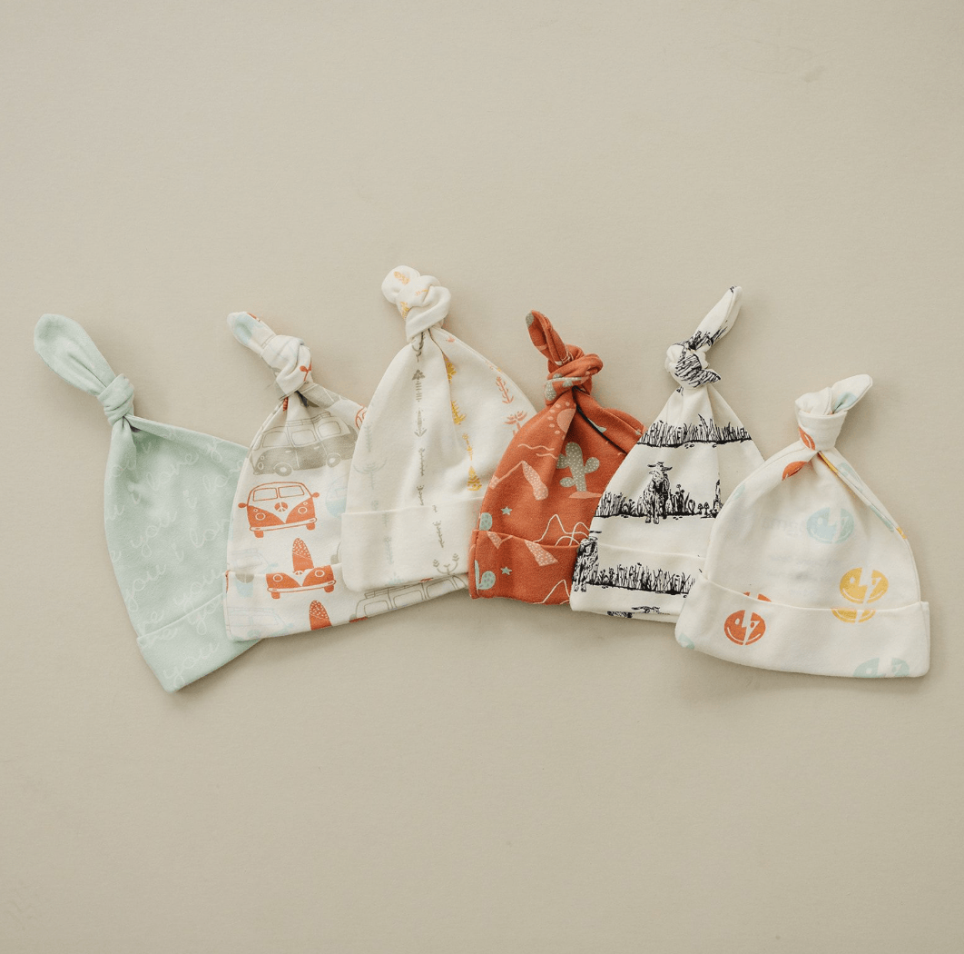 I Love You (Desert Green) | GOTS Certified Organic Cotton Hat | Milk & Baby