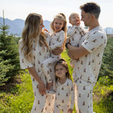 Santa Teddy  | Men's Short Sleeve Pajamas