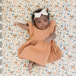 Harvest Floral Muslin Crib Sheet | Milk & Baby