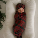 Christmas Plaid | Bamboo Swaddle