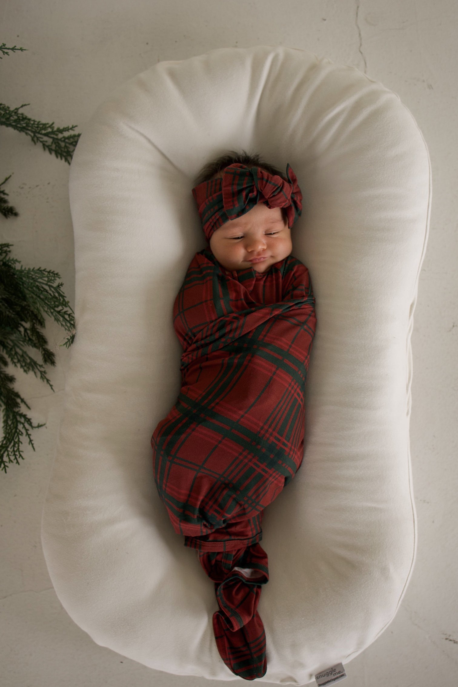 Christmas Plaid | Bamboo Swaddle