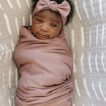 Dusty Rose Bamboo Head Wrap | Milk & Baby
