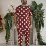 Vintage Santa | Men's Short Sleeve Pajamas