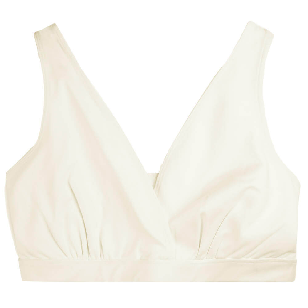 Cross-Front Pull-Over Nursing & Maternity Bralette - Solids | Milk & Baby