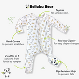 Milk & Cookies Original Bamboo Convertible Footie