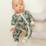 Botanical Bamboo Convertible Jumpsuit | Milk & Baby