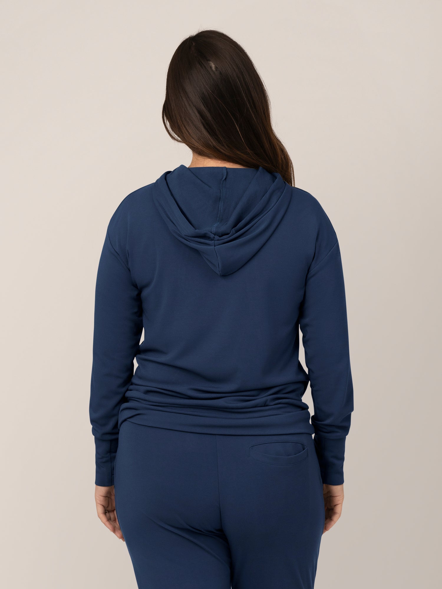 Bamboo Maternity & Nursing Hoodie | Navy | Milk & Baby